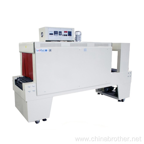 Bropack AUTO Heat Blue Shrink Sleeve Sealer& Shrink Tunnel Film Wrapping Machine ST6040A+BSE6040A